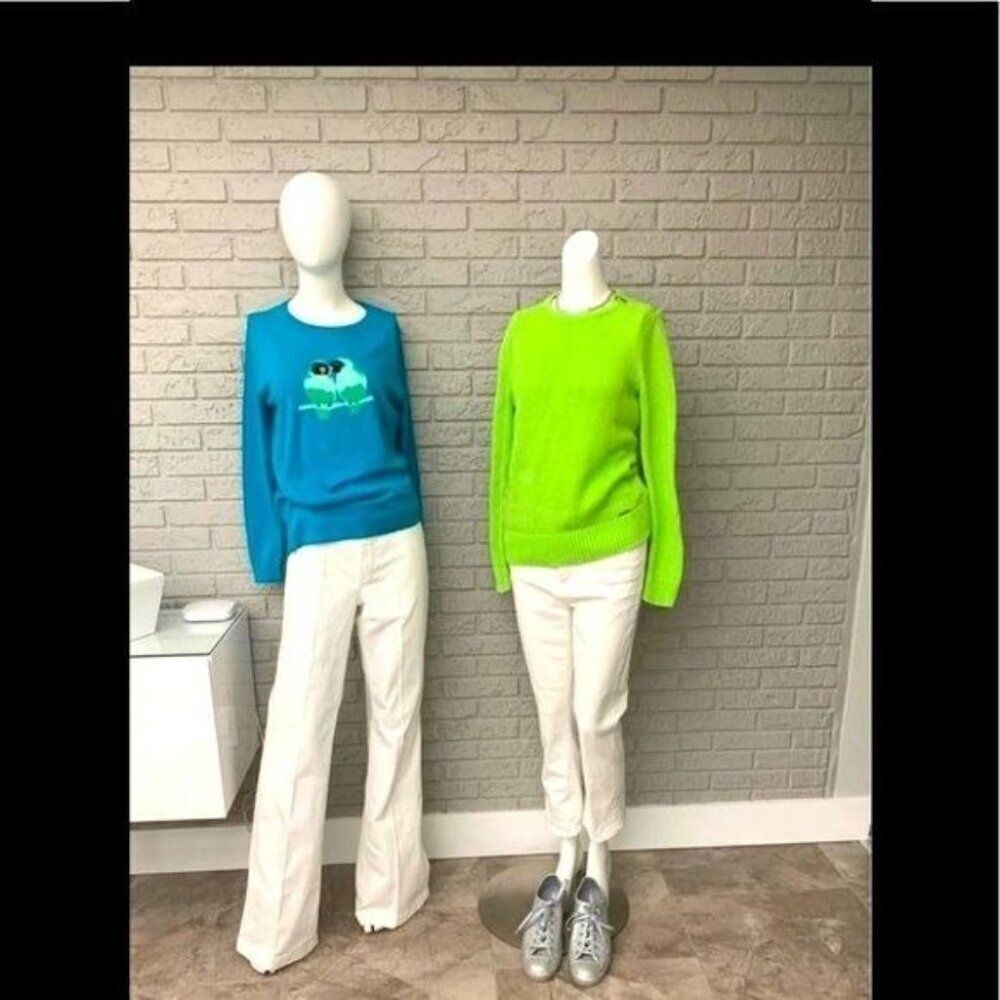 Ralph Lauren Active Women Green Long Sleeve Sweater Size M - Picture 3 of 8